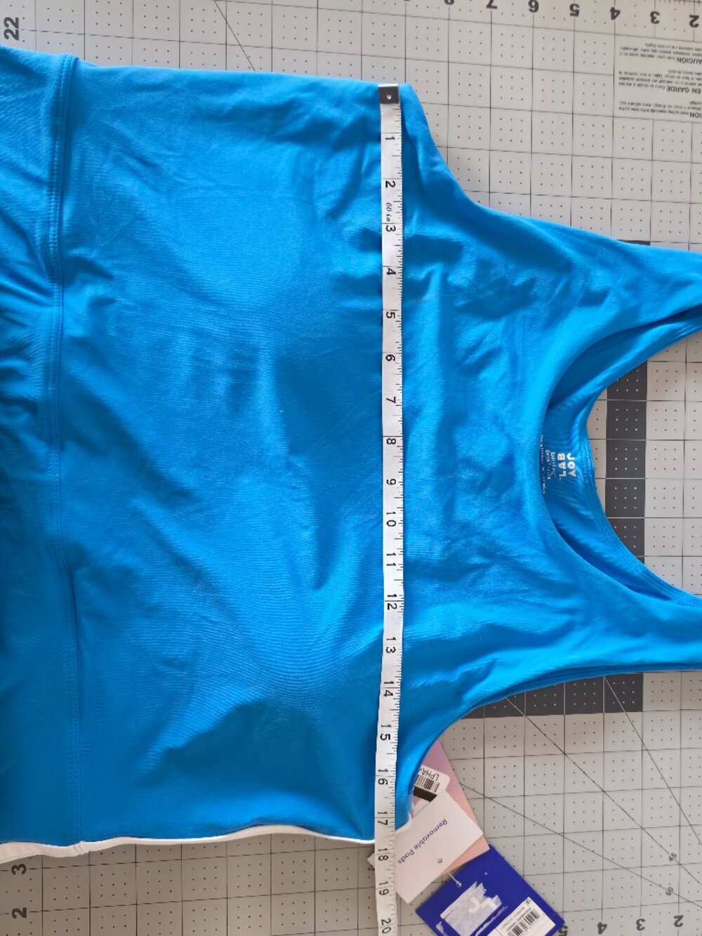 JoyLab Sporty Contrast Active Dress with Built In Shorts Bright Blue NWT XL - Picture 6 of 8